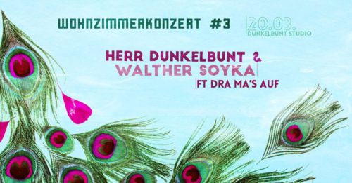 Mr. Dunkelbunt & Walther Soyka ft. “drah ma’s auf”: Living Room & Studio Concert #3 - Friday, March 20, 2020